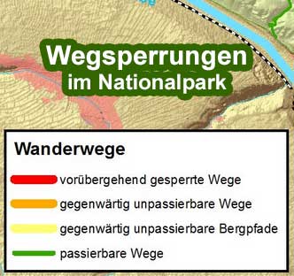 Wegsperrungen